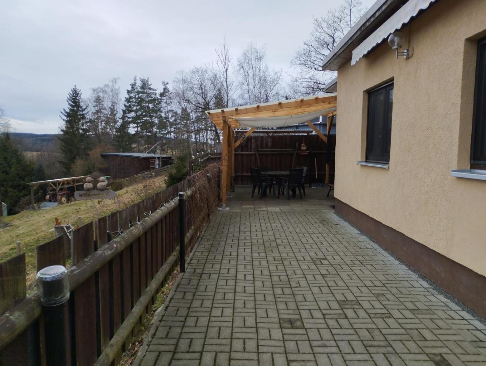 Mueller'S Ferienbungalow "Zur Goeltzschtalbruecke" Greiz Buitenkant foto